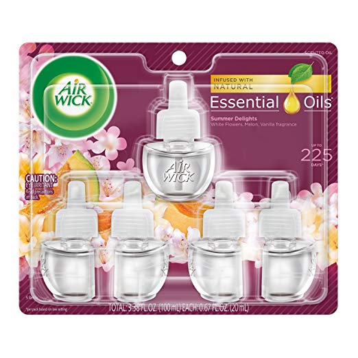 Air Wick Scented Oil Refills,  5 Count
