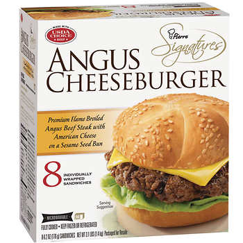 Angus Cheeseburger 6.2 oz 8 ct