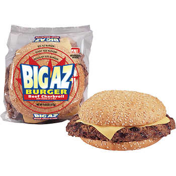 Big AZ cheeseburger 8.9 oz 10 ct