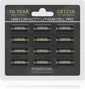 Batteries CR123A 3V Lithium