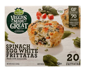 Vegetarian Spinach & Egg White Frittata, 20-count