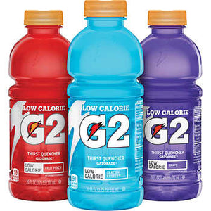 Gatorade G2 Thirst Quencher, Variety Pack, 20 oz, 24 ct