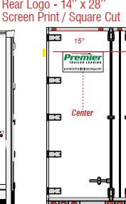 Premier Trailer Leasing w/Stripe & Website (Rear) UPTRLD2062 and UPTRLDW2062