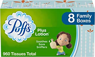 Facial tissue Puffs with lotion