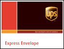 UPS  express envelopes Item#010195101