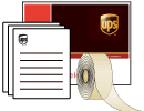 UPS print address label Item#01774501 (50 sheets in 1 package)