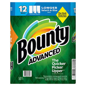 Bounty paper towels 12 count