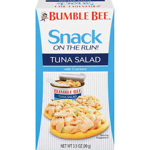 Bumble bee tuna salad with crackers