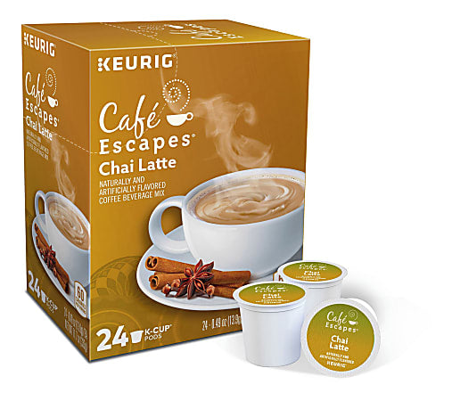 Chai Latte Coffee Single-Serve K-Cup®, Carton Of 24