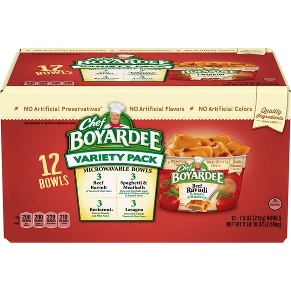 Chef Boyardee variety pack