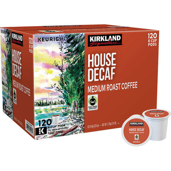 Decaf Coffee, Medium, Keurig K-Cup Pods, 120 ct