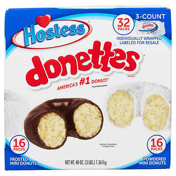 Donettes Variety Pack, 32-count