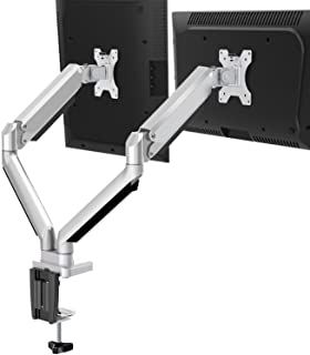 Monitor dual arm desk mount