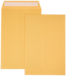 Mailing Envelopes, Peel & Seal, 6x9 Inch, Brown Kraft, 100-Pack