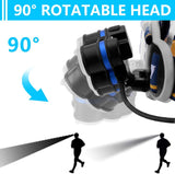 LED Headlamp rechargeable Hands Free