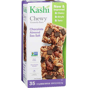 Kashi Chewy Granola Bars, Chocolate Almond & Sea Salt, 1.2 oz, 35 ct