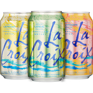 LaCroix Sparkling Water, Lime Variety, 12 oz, 24 ct