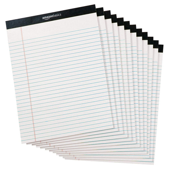 Notepad wide ruled 8.5