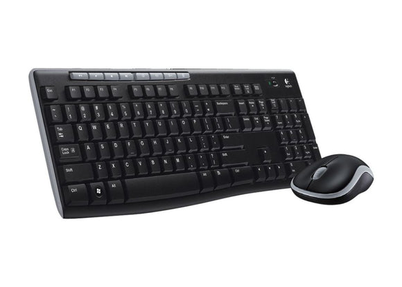 Logitech Wireless Combo MK270 - keyboard and mouse set - English