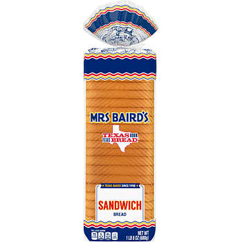 White sliced sandwich bread