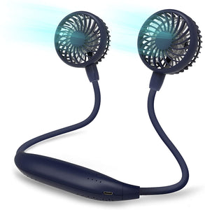 Portable neck fan