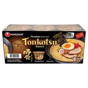 Nongshim Tonkotsu ramen bowl soup 6 count