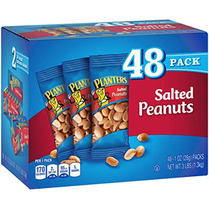 Planters Salted Peanuts (1 oz Bags, Pack of 48)