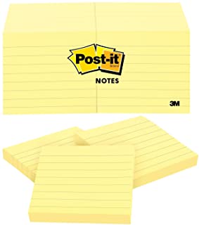 Post it 3x3 canary yellow lined