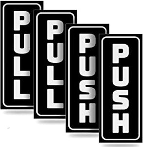 Push Pull signs (pack of 2)