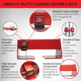 Security Lock for storage containers (non weld)