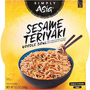 Sesame Teriyaki noodle bowl