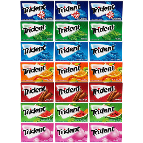 Trident chewing gum sugar free