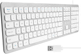 Keyboard slim plug and play USB