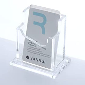 Vertical business card holder