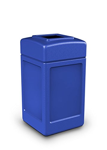 Trash Can 42 Gallon size  Color: Blue