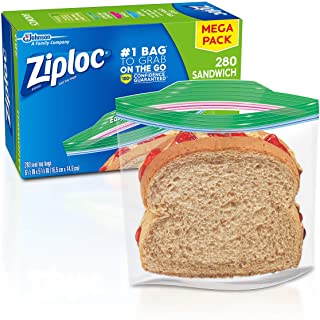 Ziploc Sandwich Bags, 280 ct